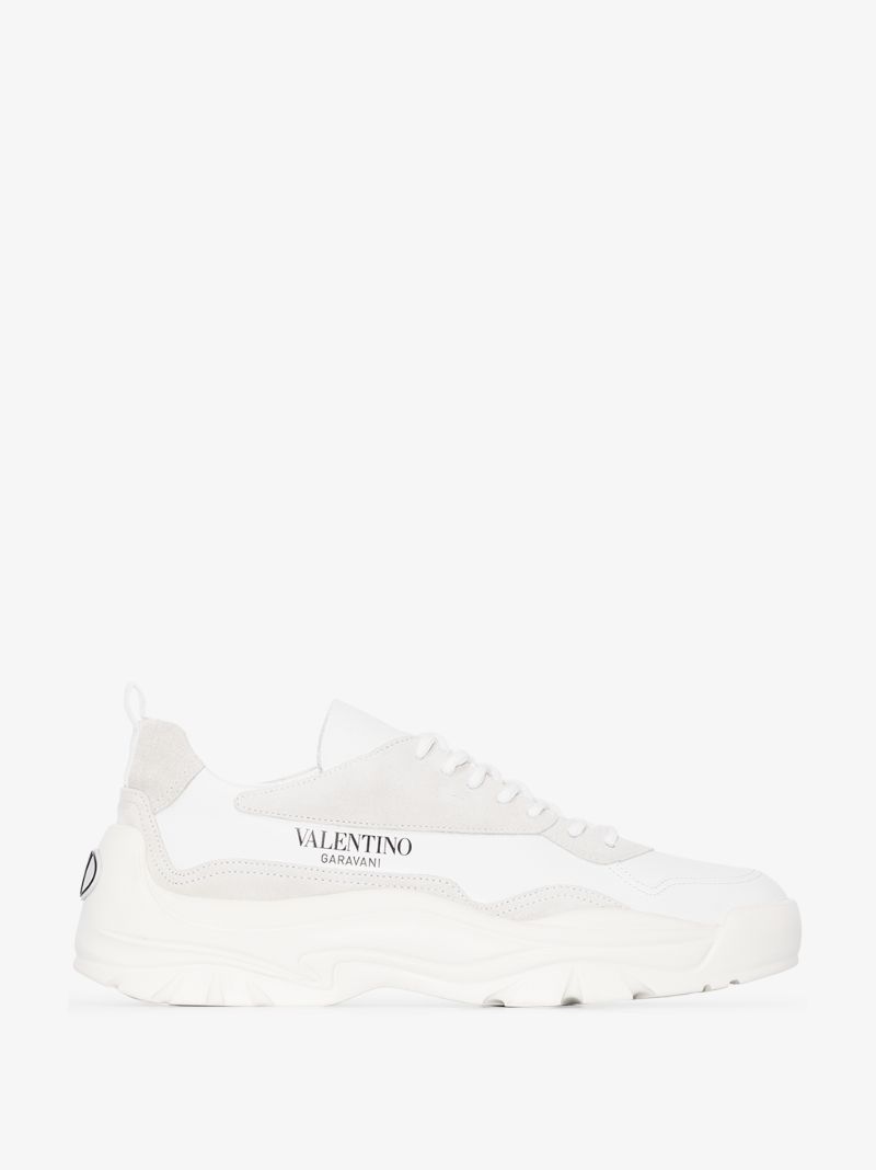 White Gumboy Leather Sneakers
