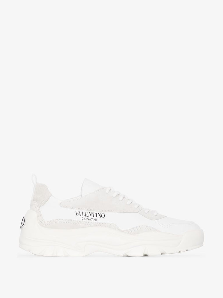 White Gumboy Leather Sneakers