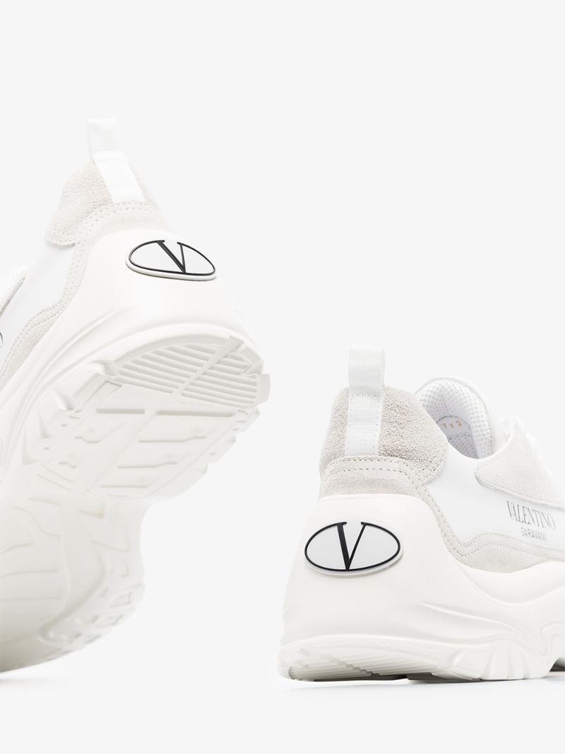 White Gumboy Leather Sneakers