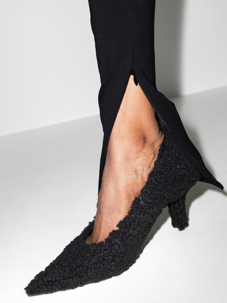 X Browns 50 Black Side Zip Leggings