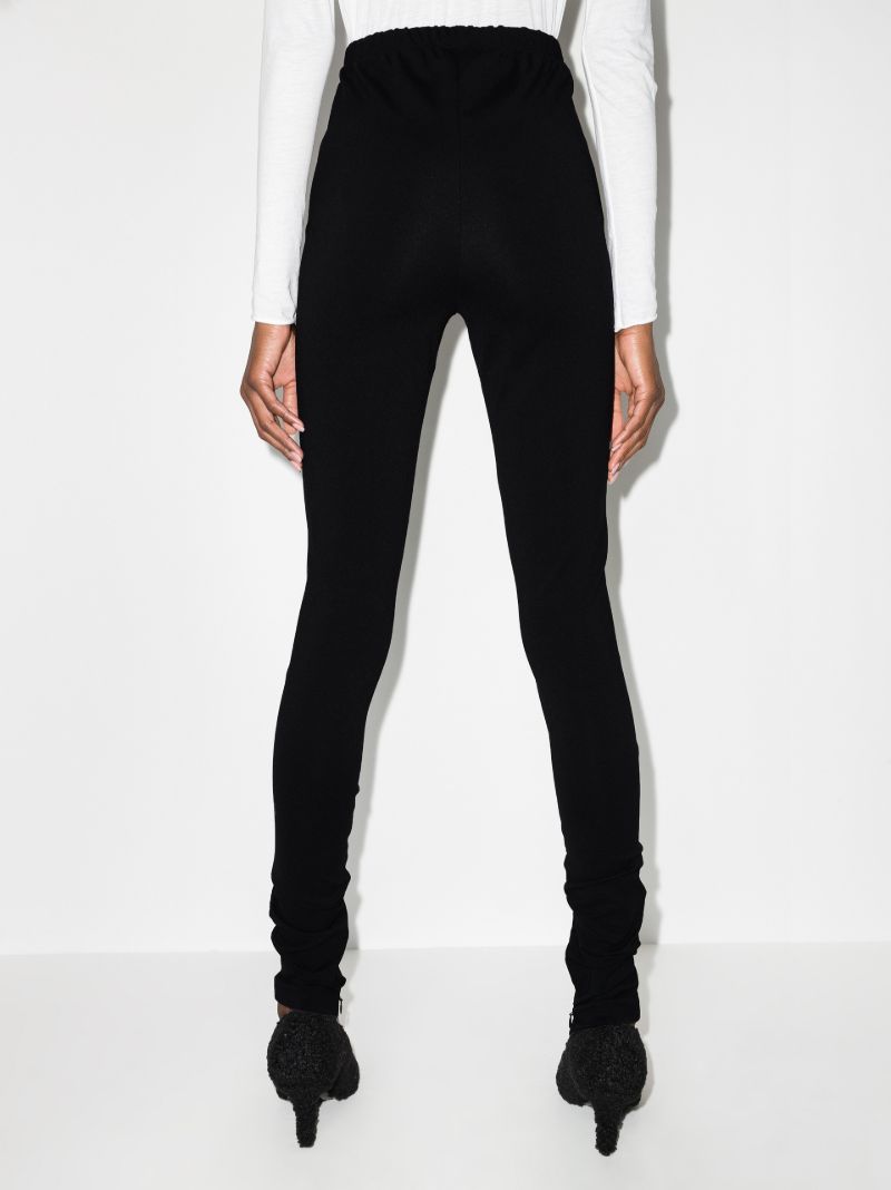 X Browns 50 Black Side Zip Leggings