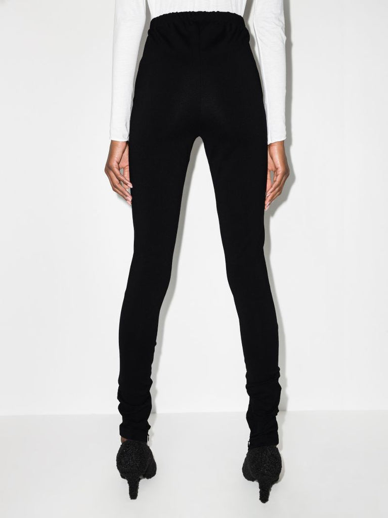X Browns 50 Black Side Zip Leggings