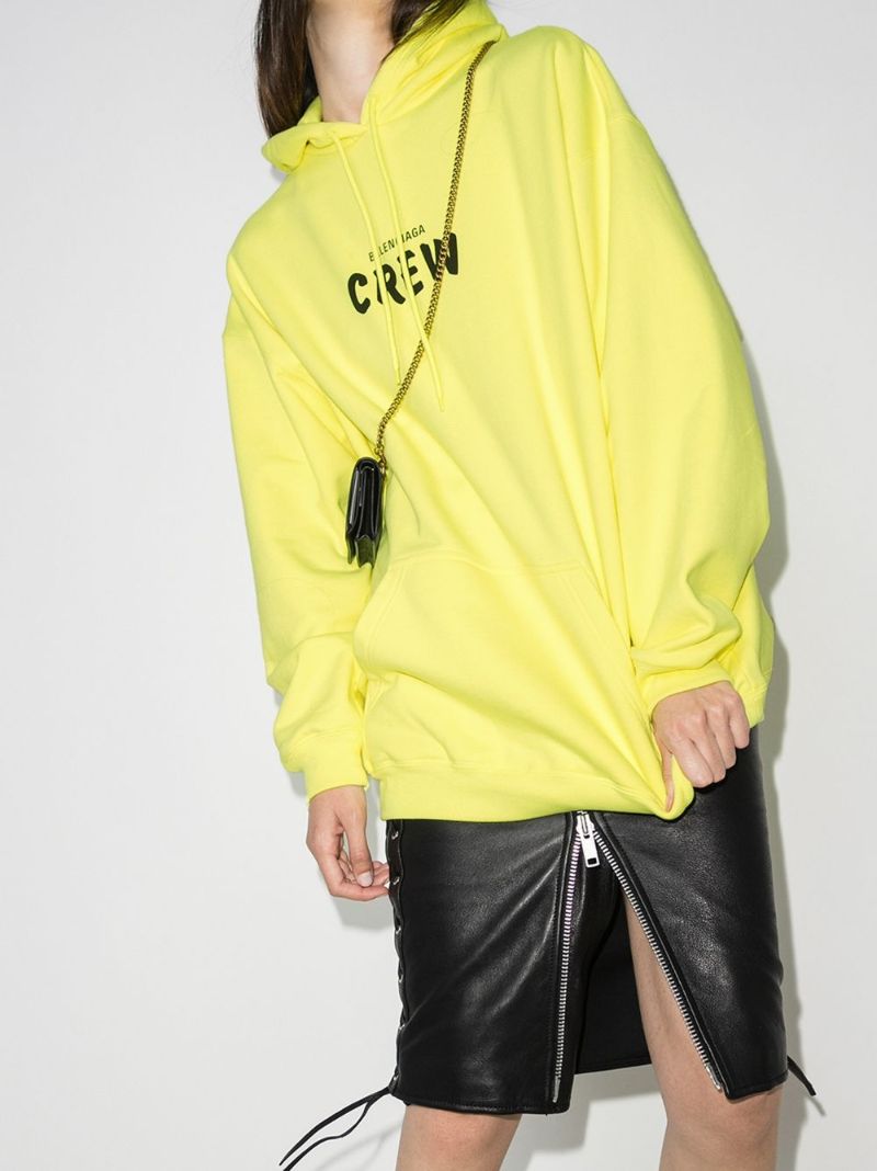 Crew Print Drawstring Hoodie