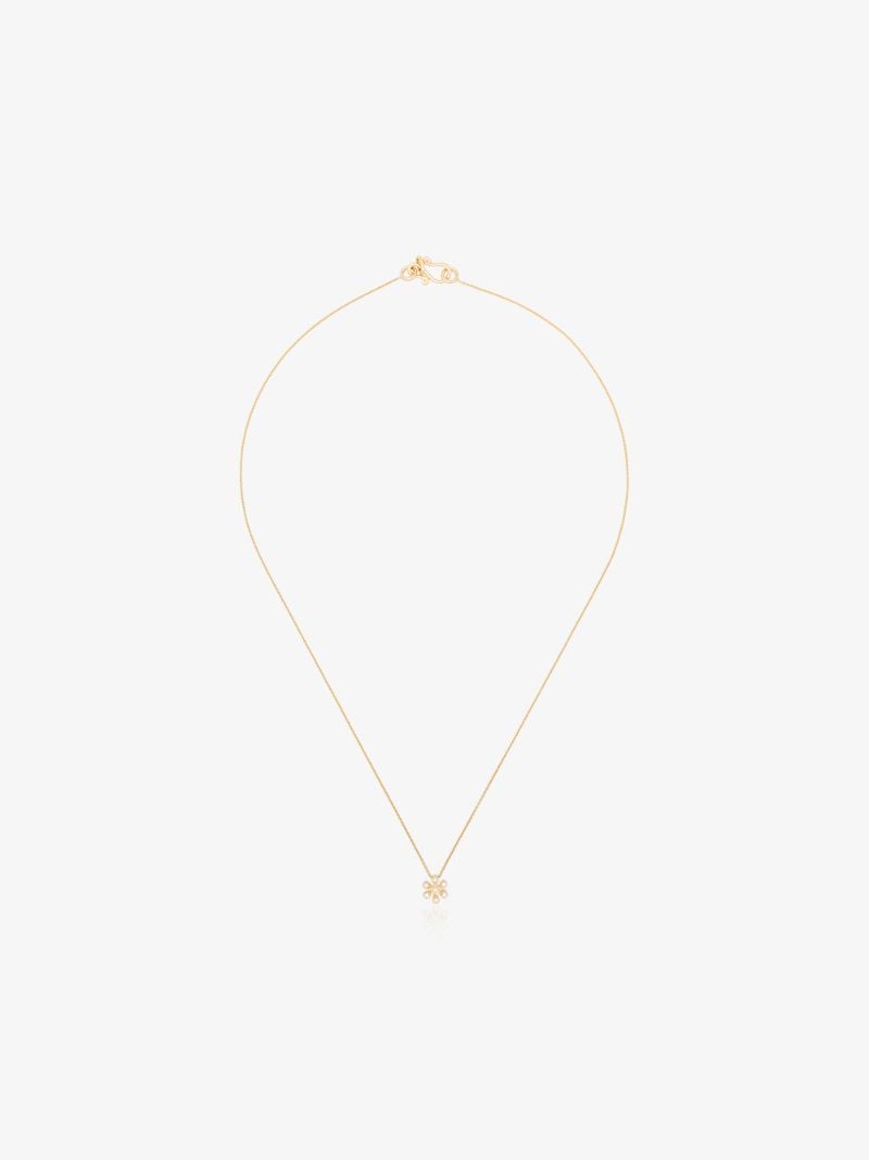 18k Yellow Gold Fiore Diamond Necklace