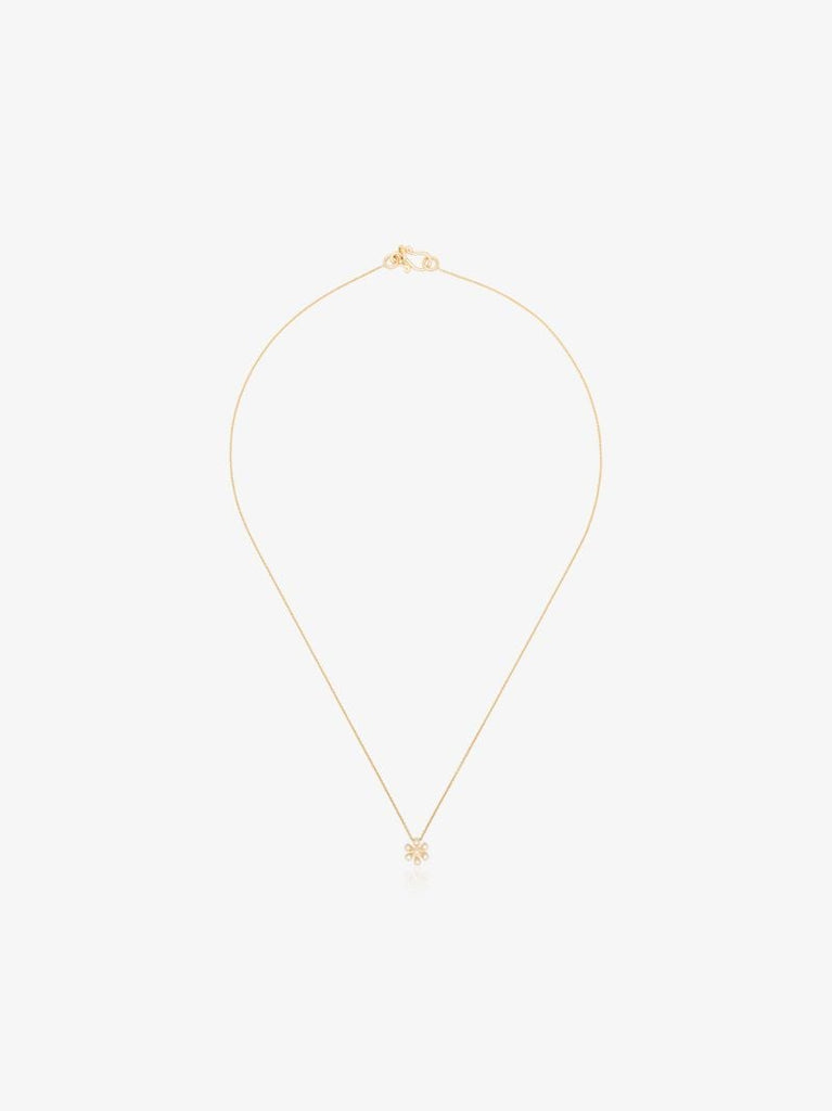 18k Yellow Gold Fiore Diamond Necklace