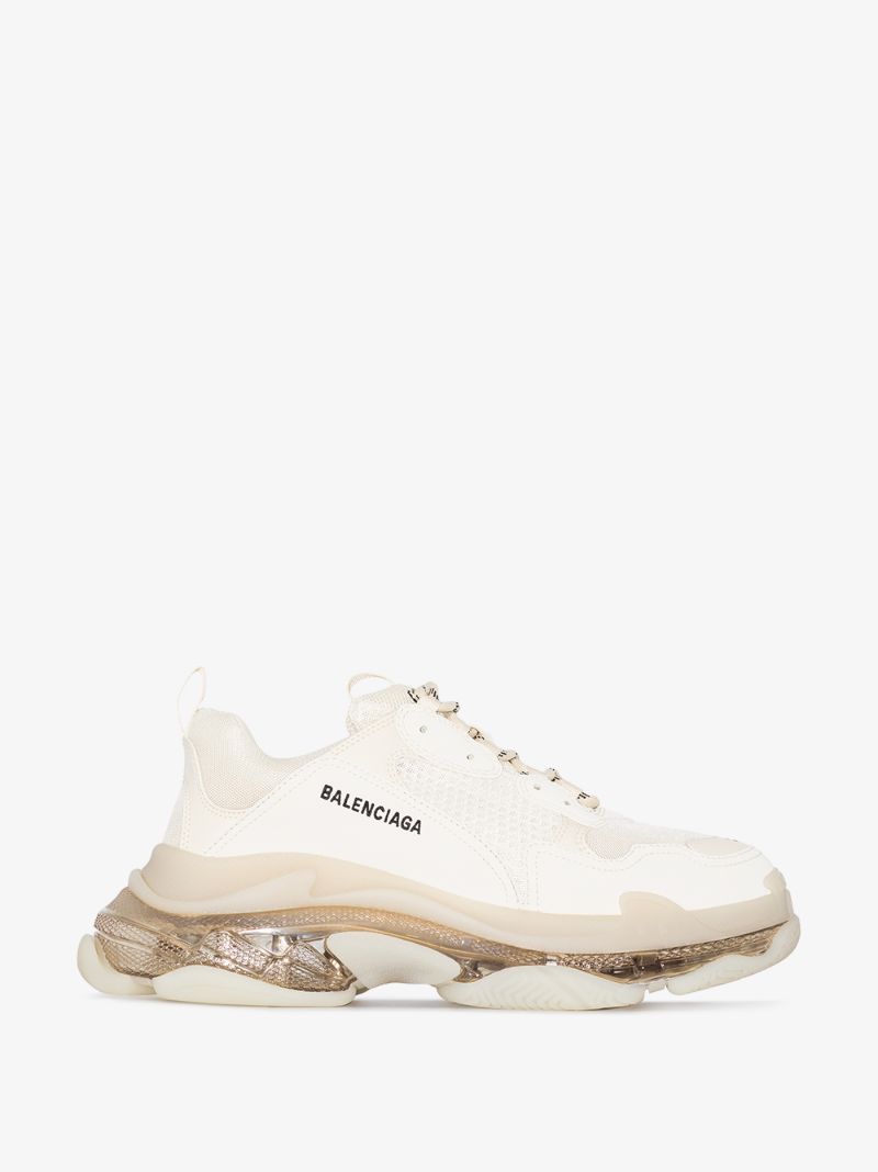 Neutral Triple S Clear Sole Sneakers