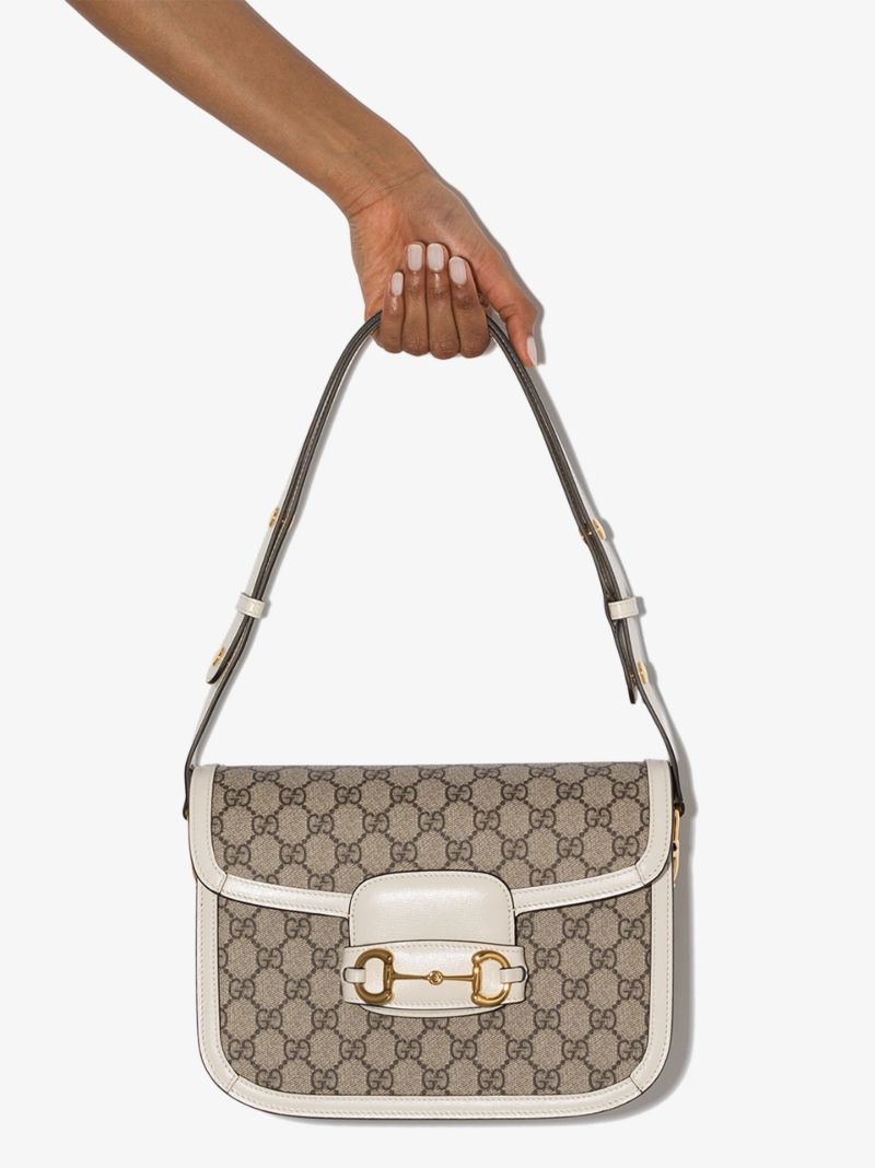 Neutral Horsebit 1955 Gg Supreme Shoulder Bag