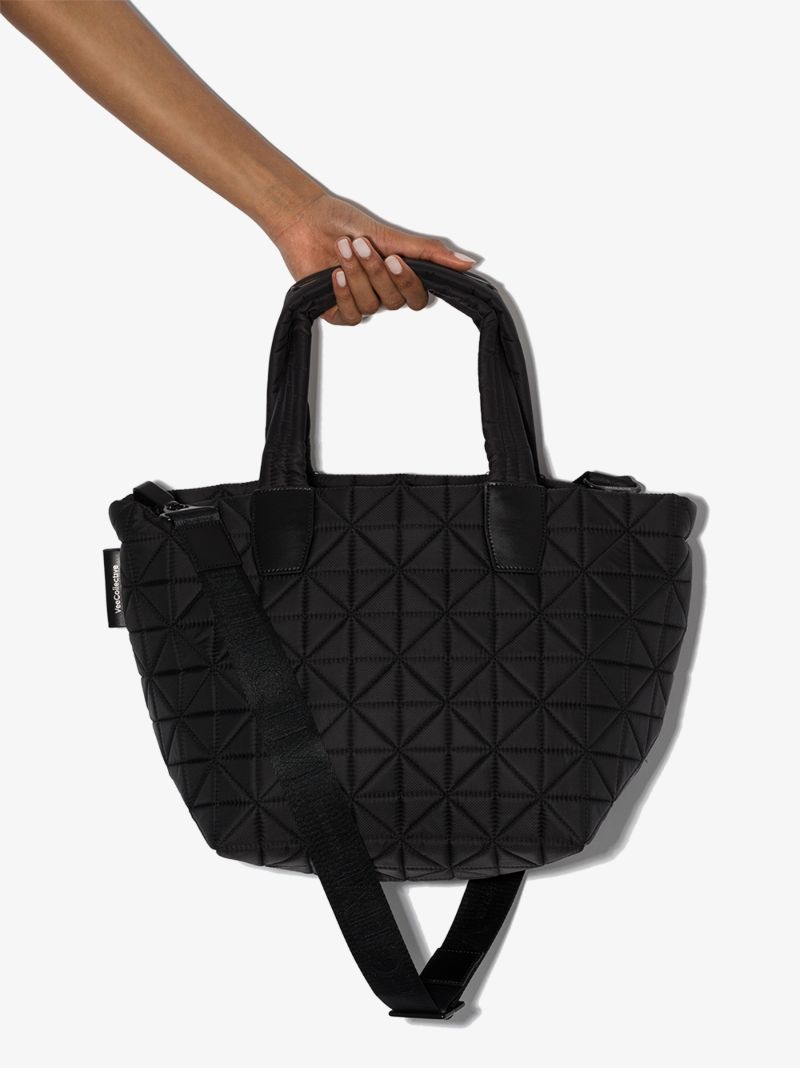 Black Vee Small Tote Bag