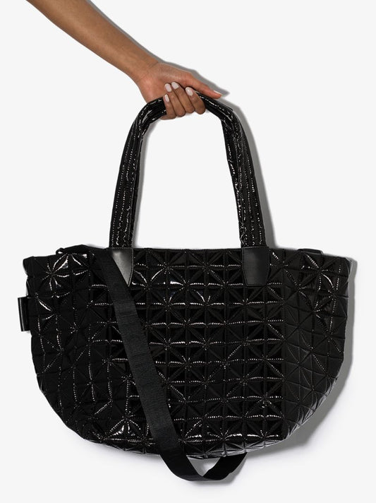 Black Vee Medium Tote Bag