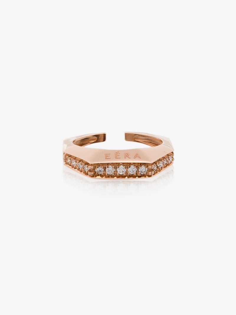 18k Rose Gold Sabrina Diamond Ear Cuff
