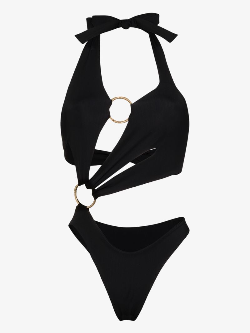 Sex Wax Halterneck Cutout Swimsuit