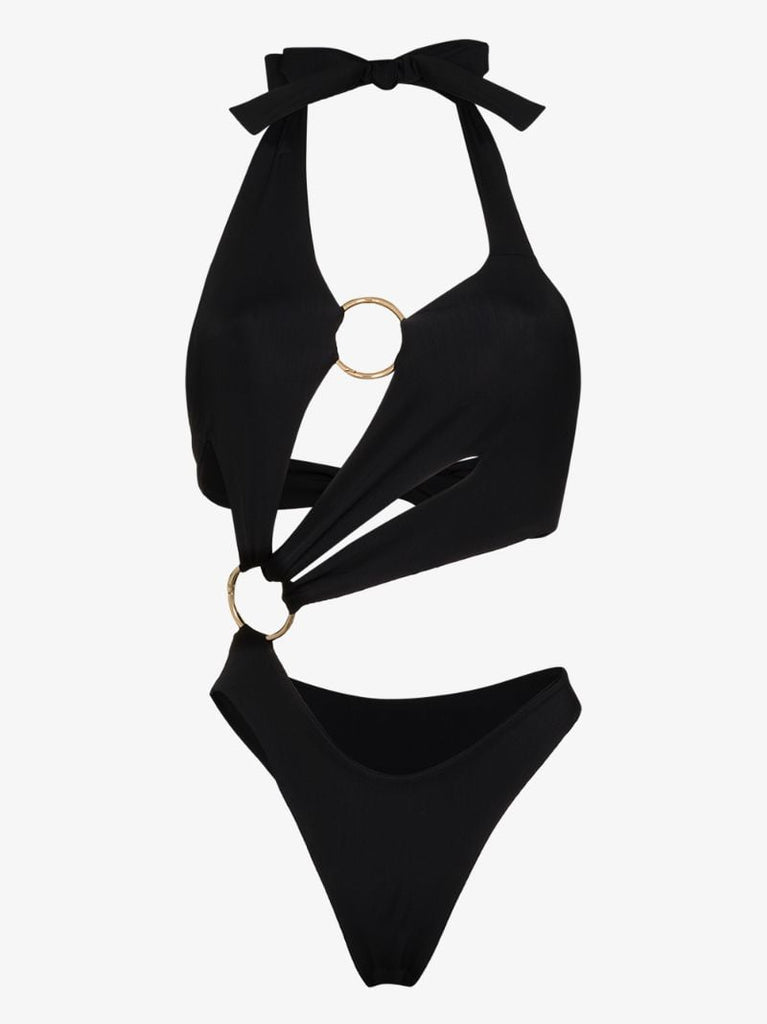 Sex Wax Halterneck Cutout Swimsuit