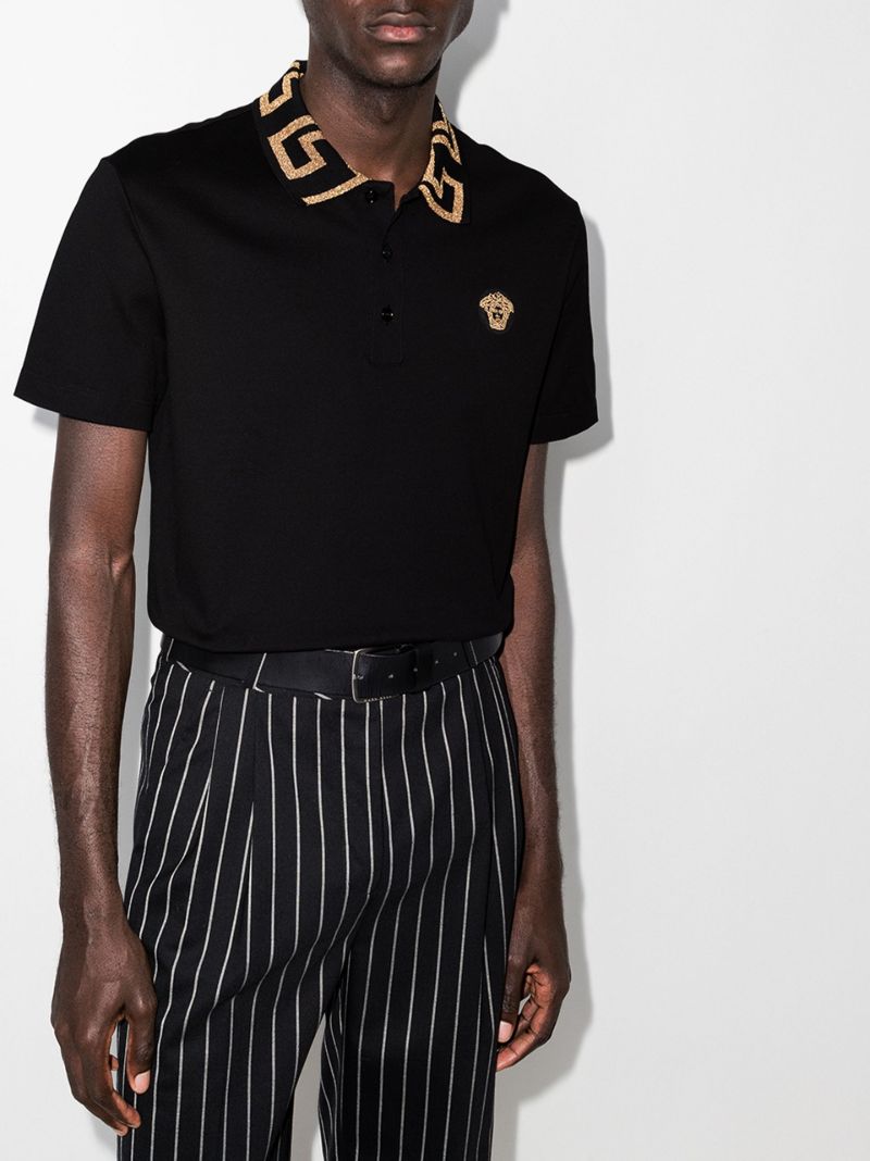 Greca Collar Polo Shirt
