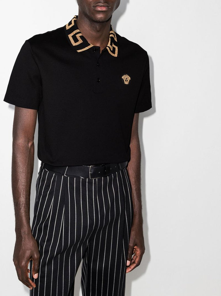 Greca Collar Polo Shirt