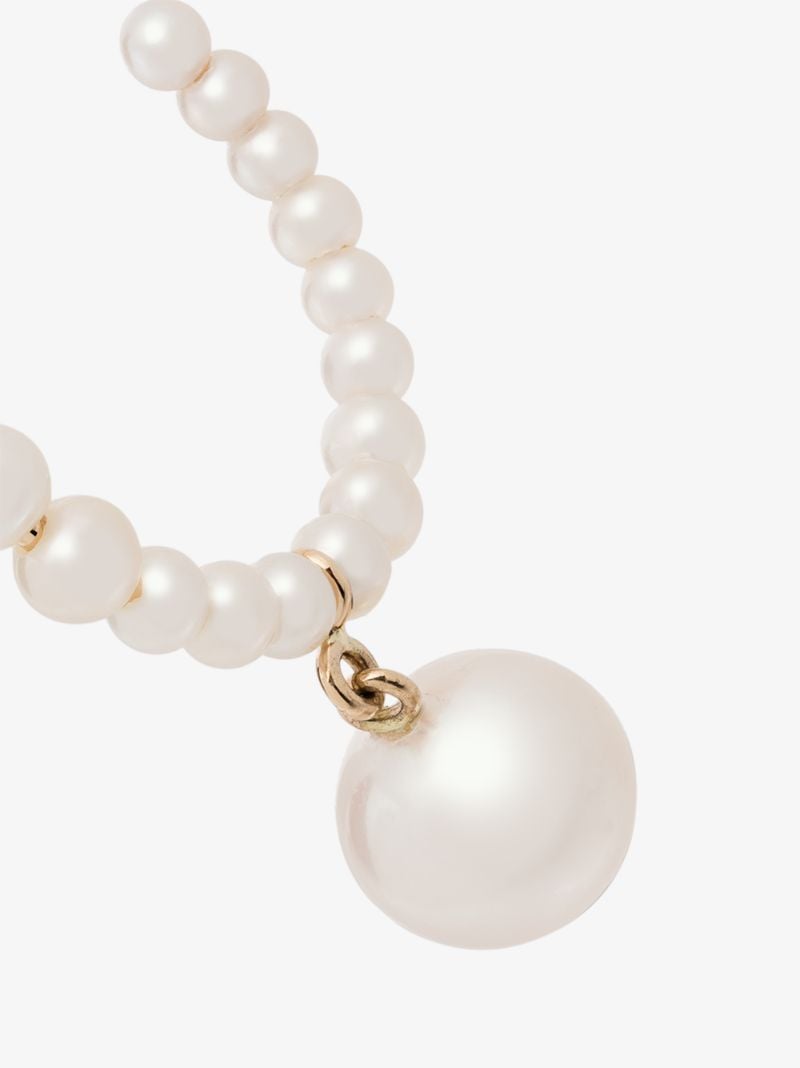 14k Yellow Gold Boucle Marco Pearl Earrings
