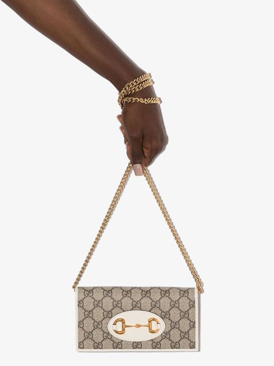 White Horsebit 1955 Gg Supreme Wallet-on-chain