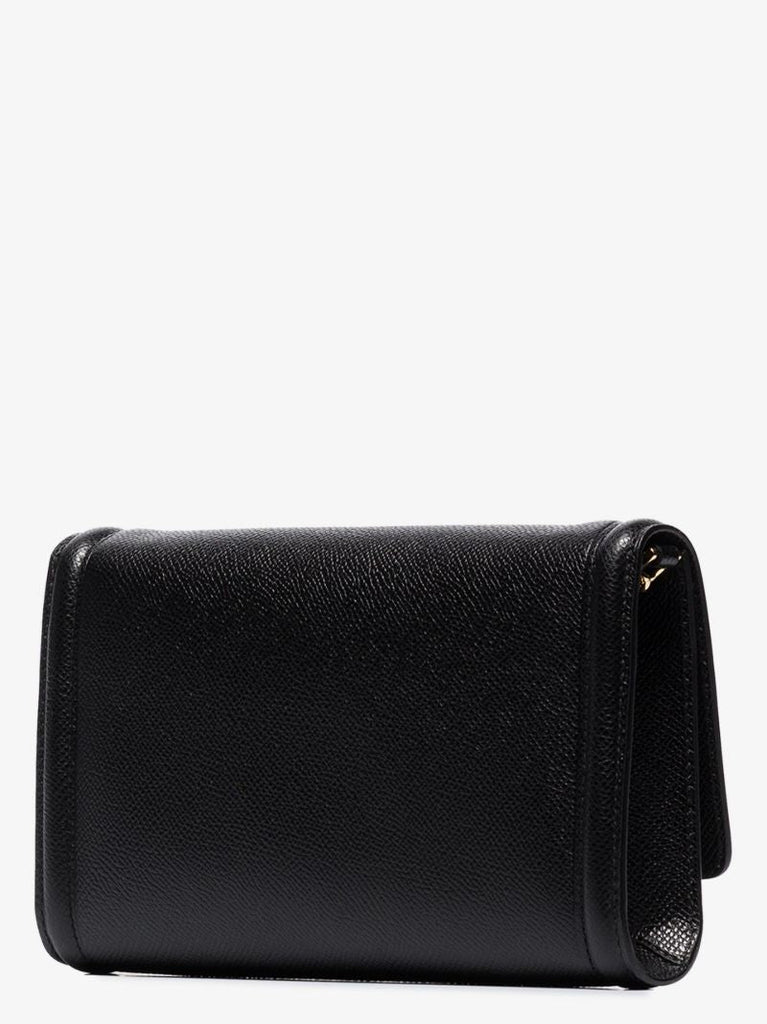 Black Vara Bow Chain Leather Mini Bag