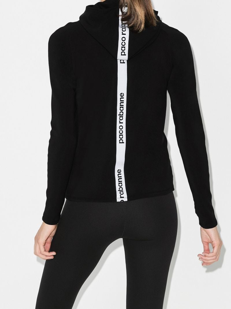 Logo Stripe Hoodie