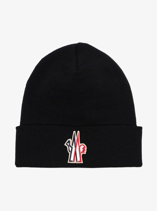 Black Wool Beanie Hat