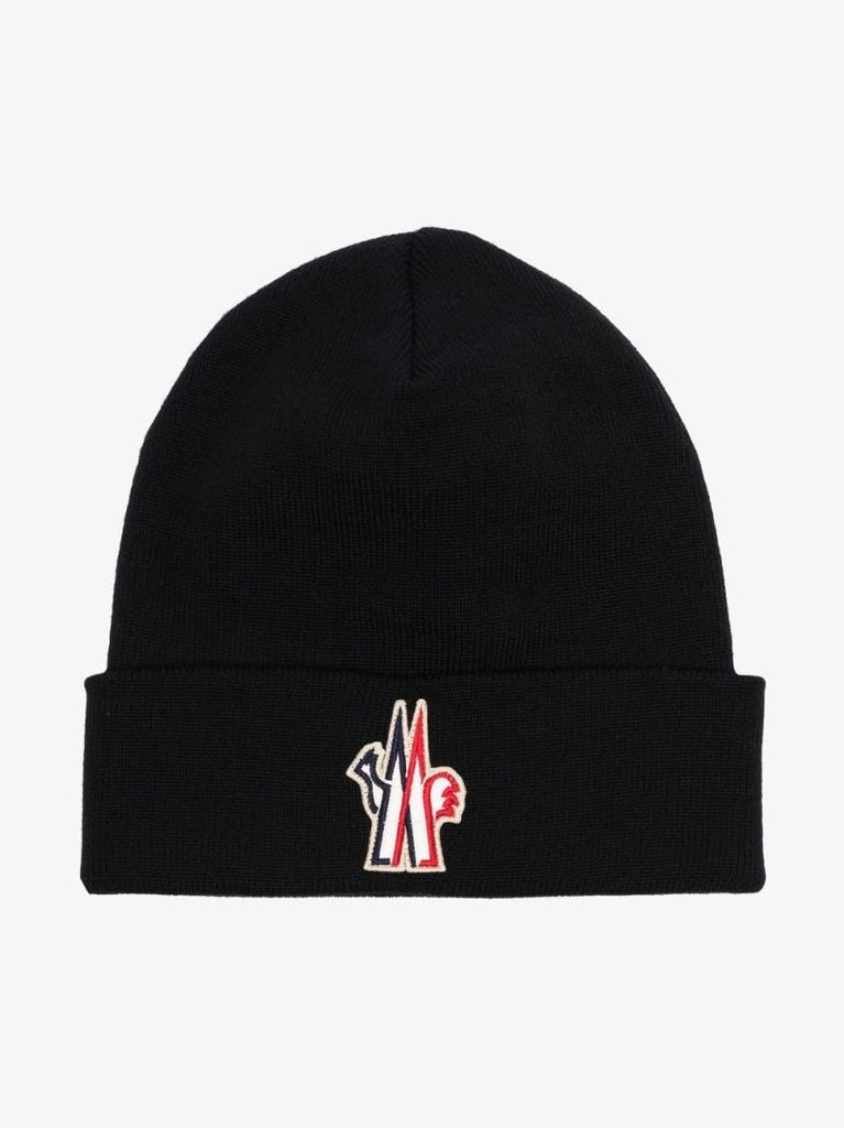 Black Wool Beanie Hat
