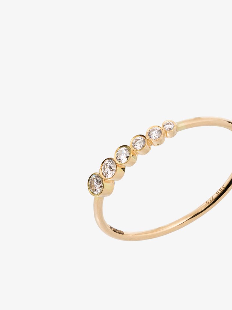 18k Yellow Gold Pleine De Lune Diamond Ring