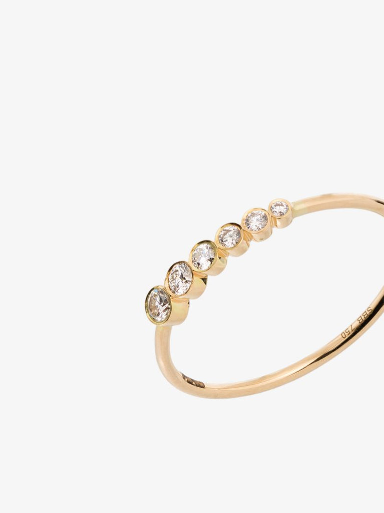18k Yellow Gold Pleine De Lune Diamond Ring