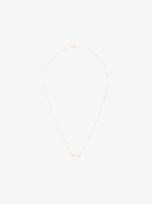 14k Yellow Gold Alexa Jordyn Curve Diamond Necklace