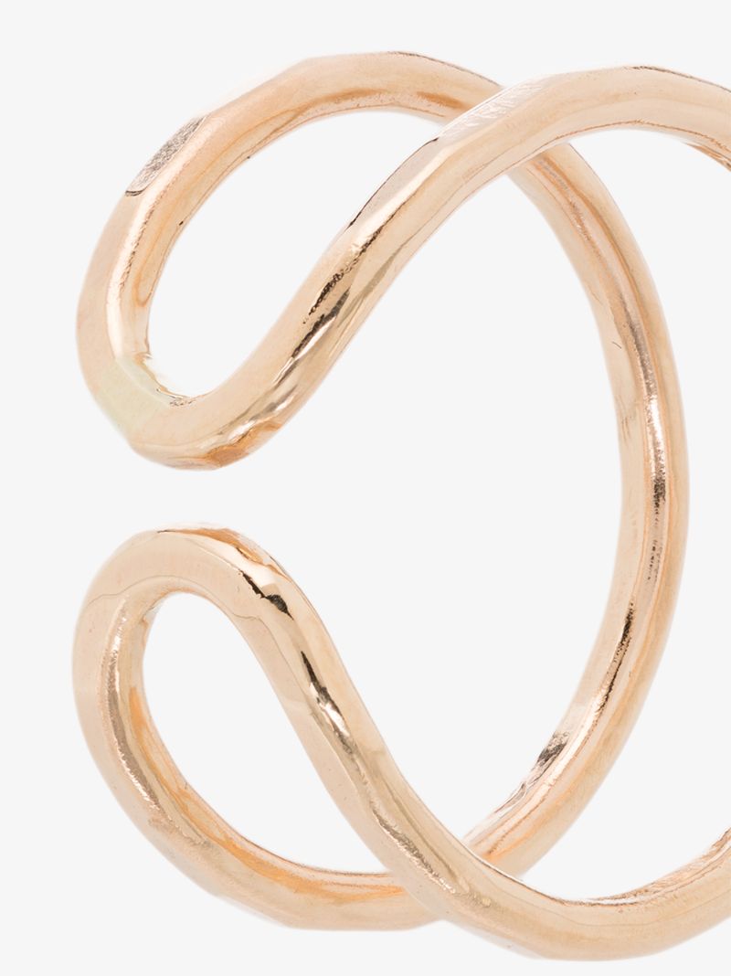 14k Yellow Gold Double Open Back Ring
