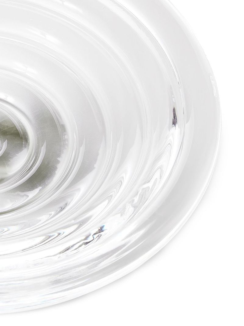 Clear Press Glass Medium Bowl