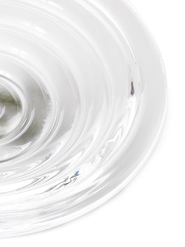 Clear Press Glass Medium Bowl