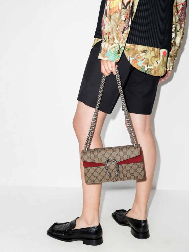 Brown Dionysus Gg Supreme Small Shoulder Bag