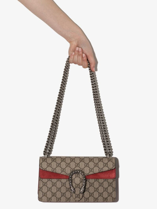 Brown Dionysus Gg Supreme Small Shoulder Bag