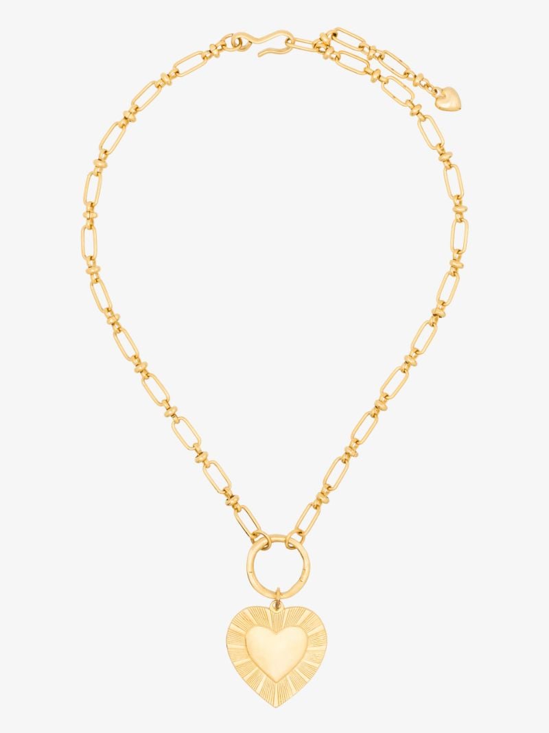 Gold-plated the Best Is Yet to Come Heart Necklace