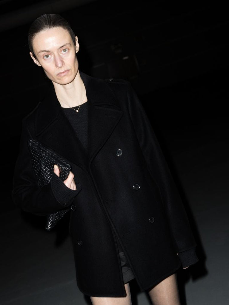 Double-breasted Wool Peacoat