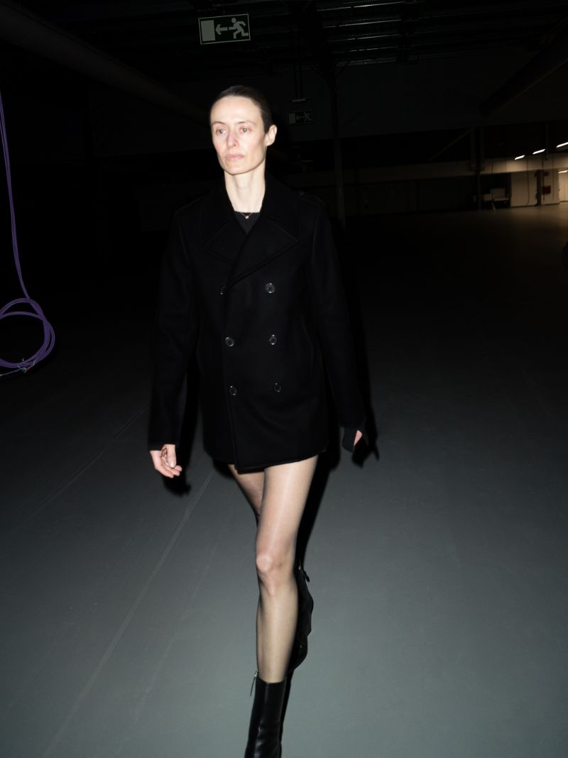 Double-breasted Wool Peacoat