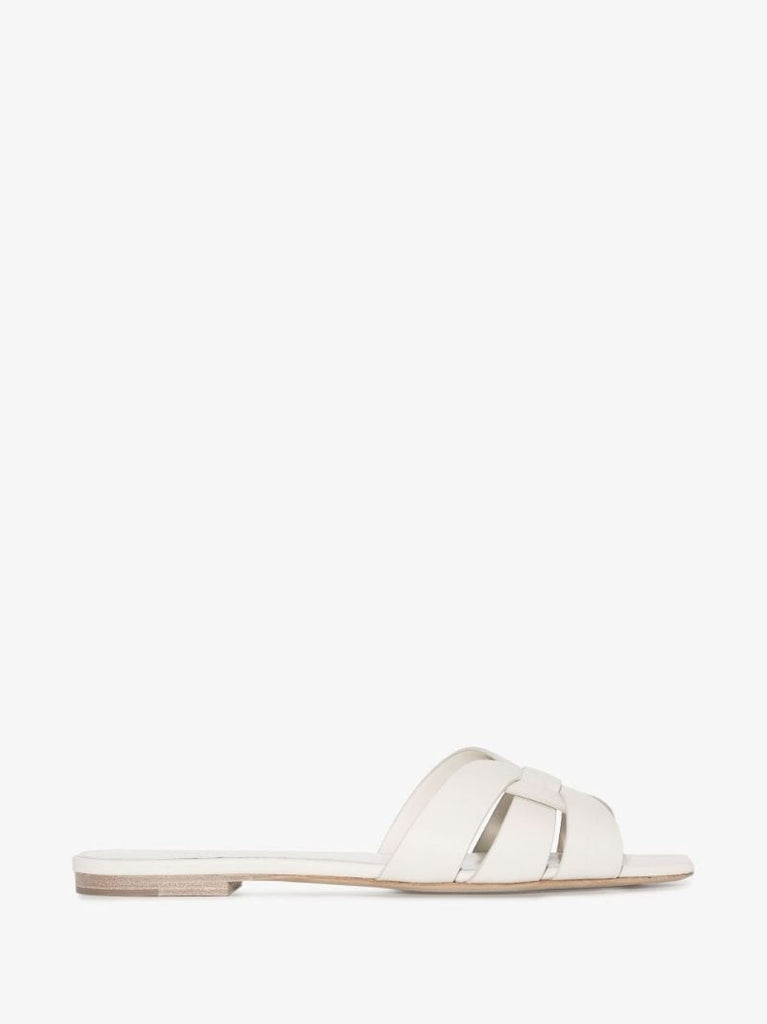 Neutral Tribute Flat Leather Sandals