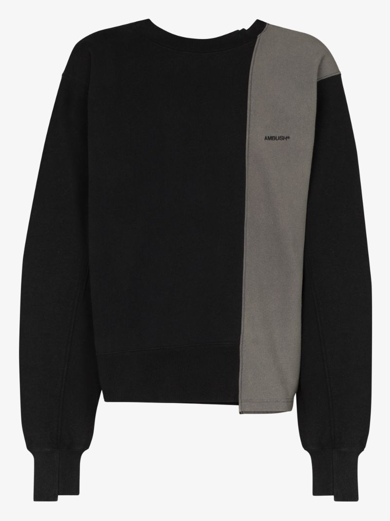 Two Tone Cotton Sweatshirt