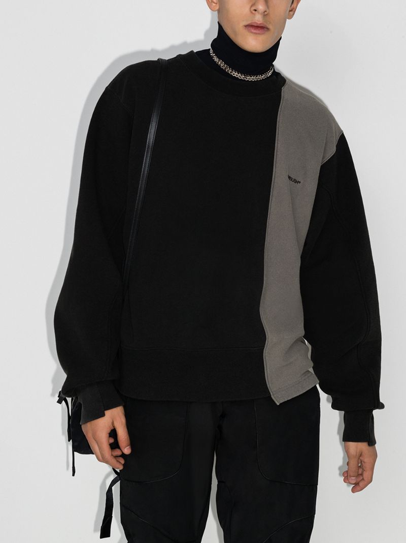 Two Tone Cotton Sweatshirt