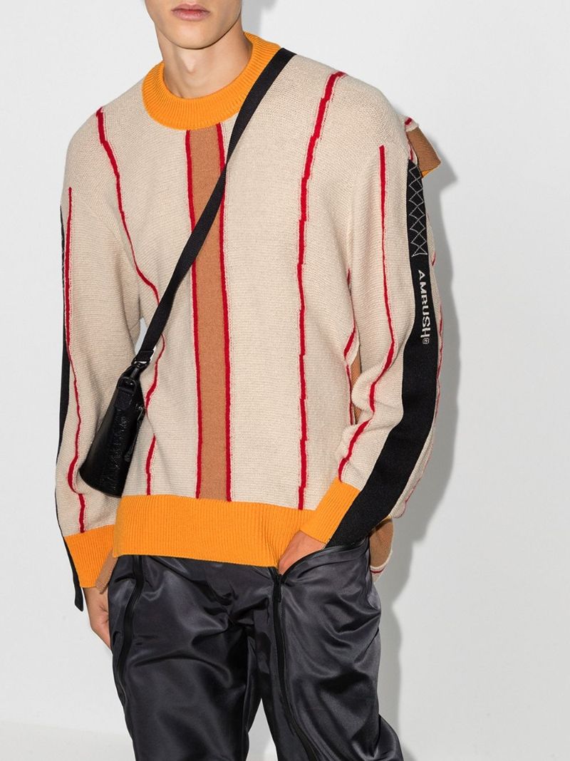 Colour-block Stripe Jumper