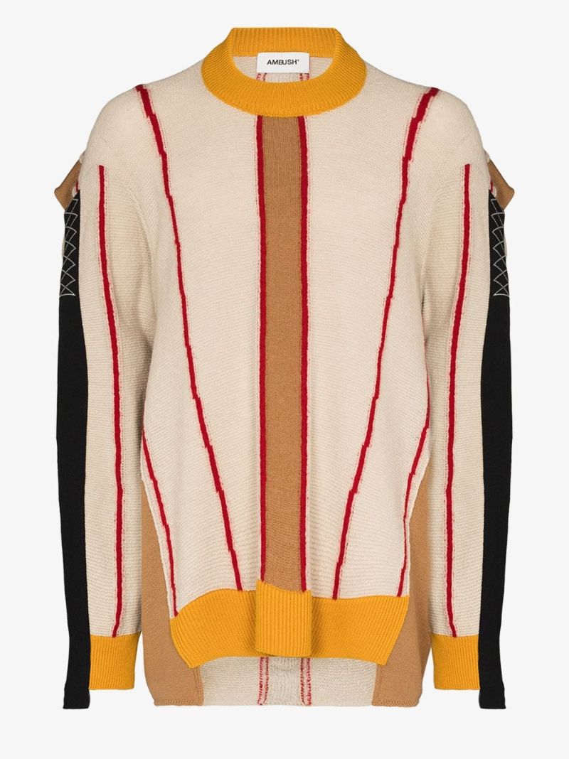 Colour-block Stripe Jumper