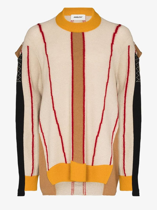 Colour-block Stripe Jumper