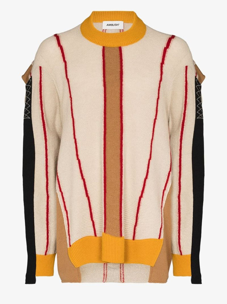 Colour-block Stripe Jumper