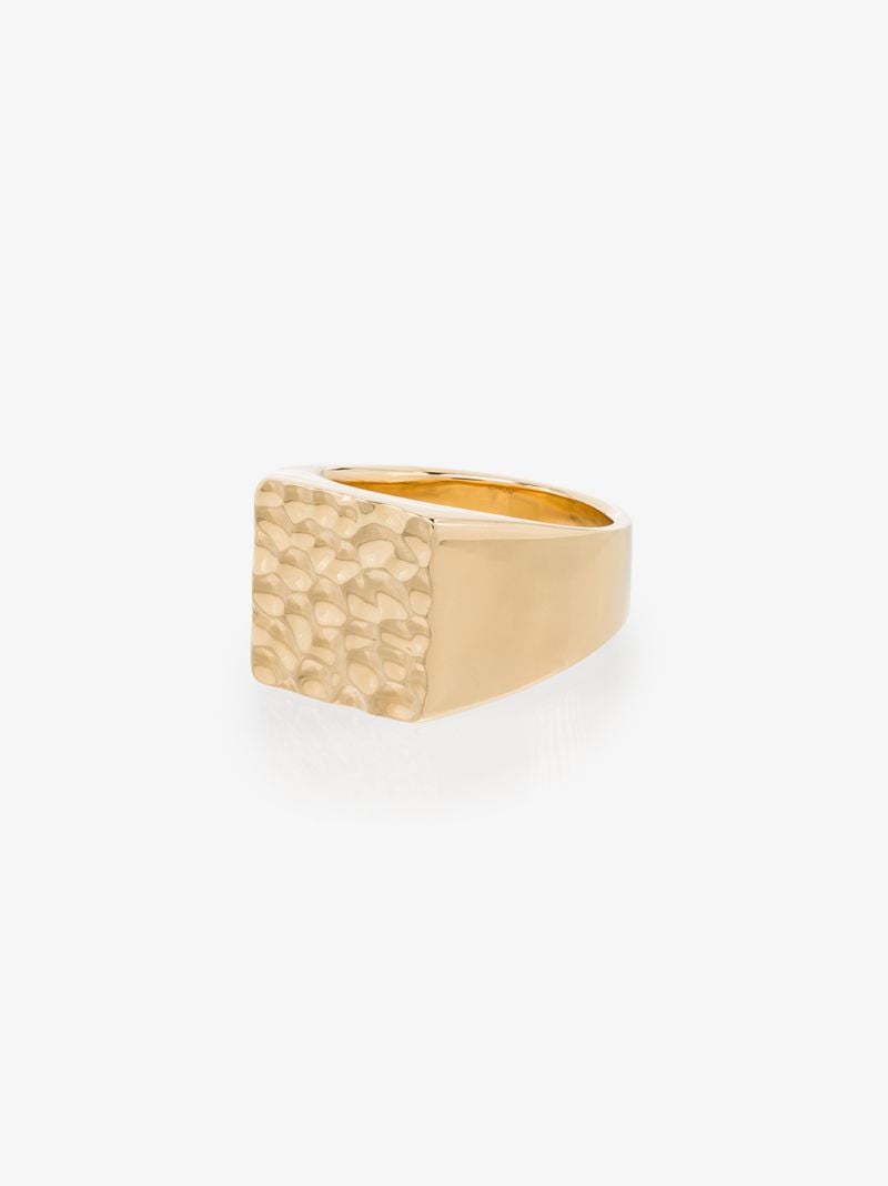 18k Yellow Gold Aspect Signet Ring