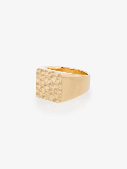 18k Yellow Gold Aspect Signet Ring