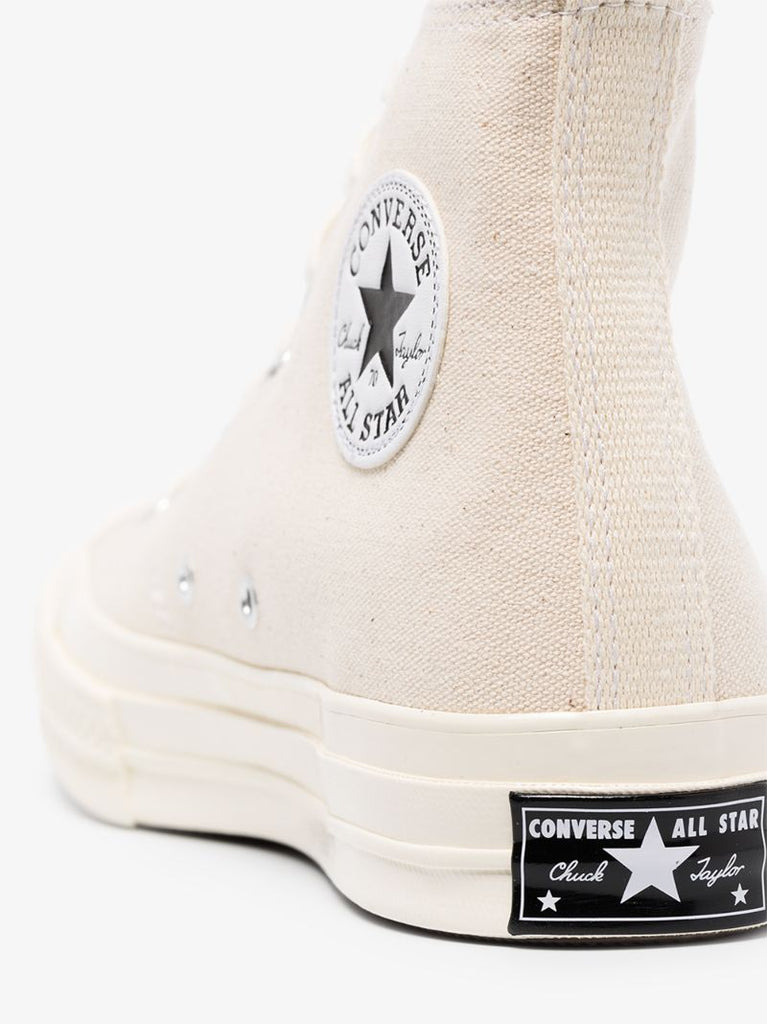Cream Chuck 70 High Top Sneakers
