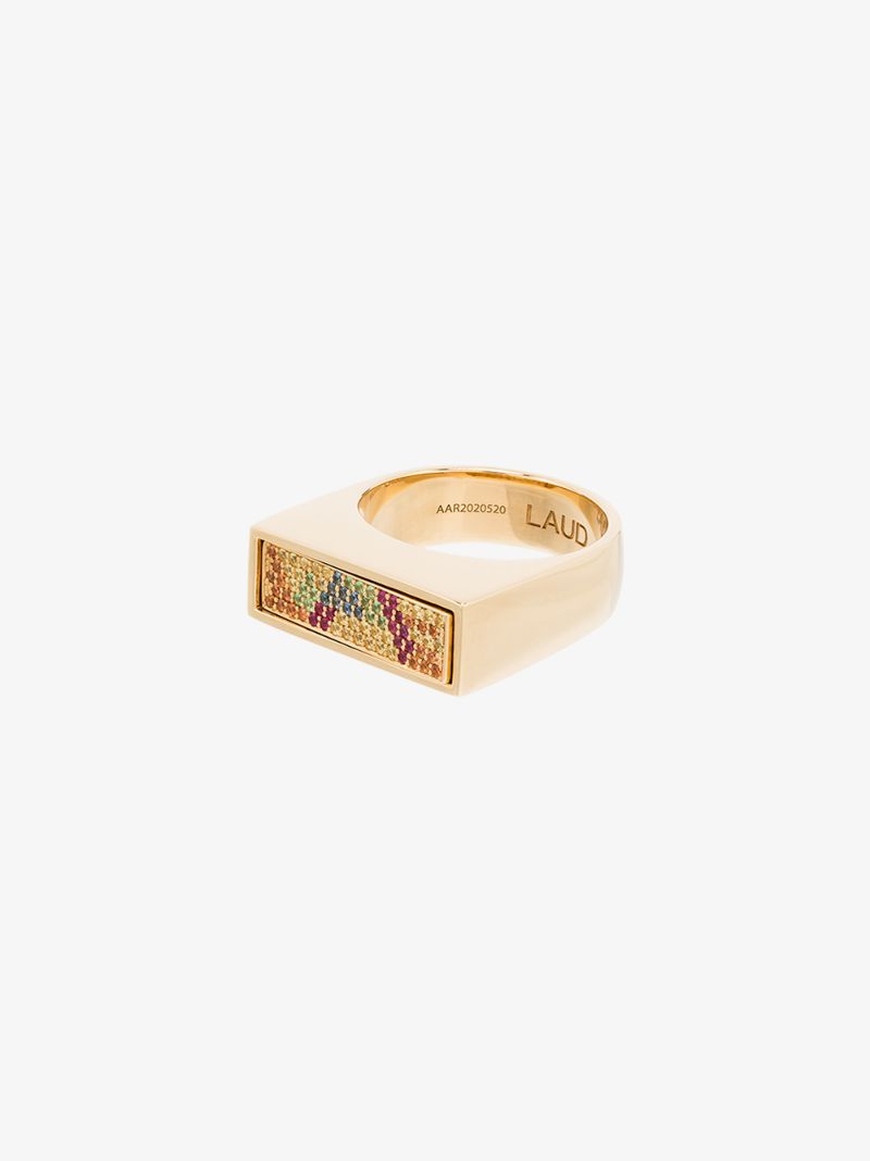 18kt Yellow Gold Augmented Aspect Ring