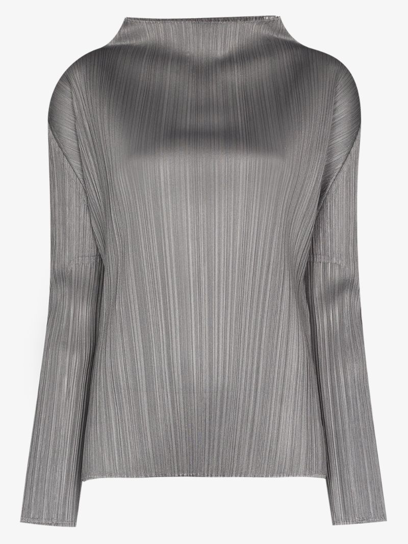 Grey Basics PlissÃ_x0083_Â© Top