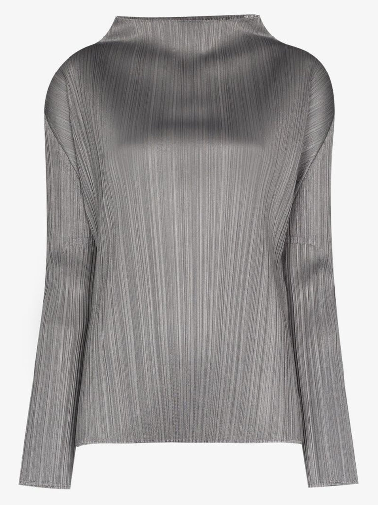 Grey Basics PlissÃ_x0083_Â© Top