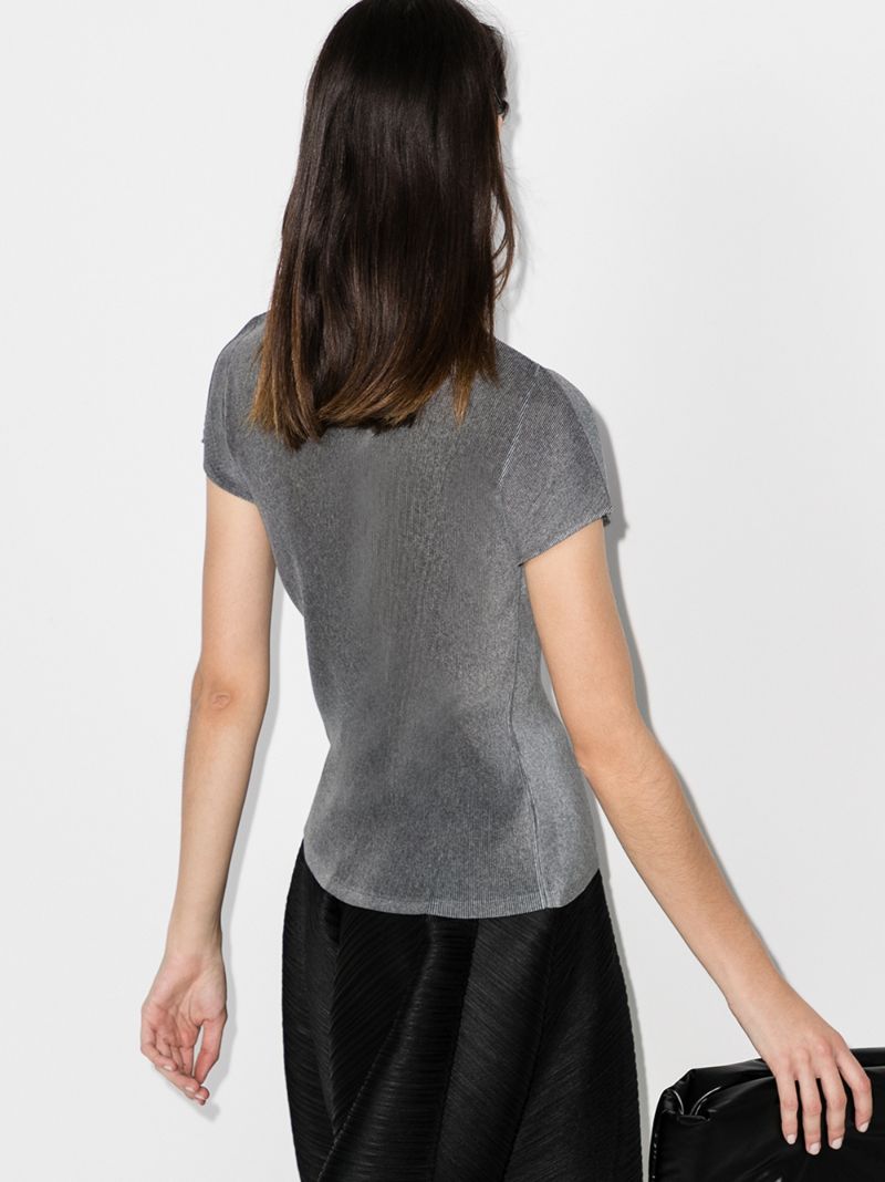 Mist Basics High Neck PlissÃ_x0083_Â© Top