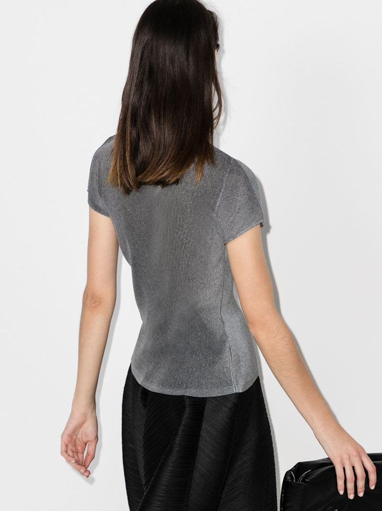 Mist Basics High Neck PlissÃ_x0083_Â© Top